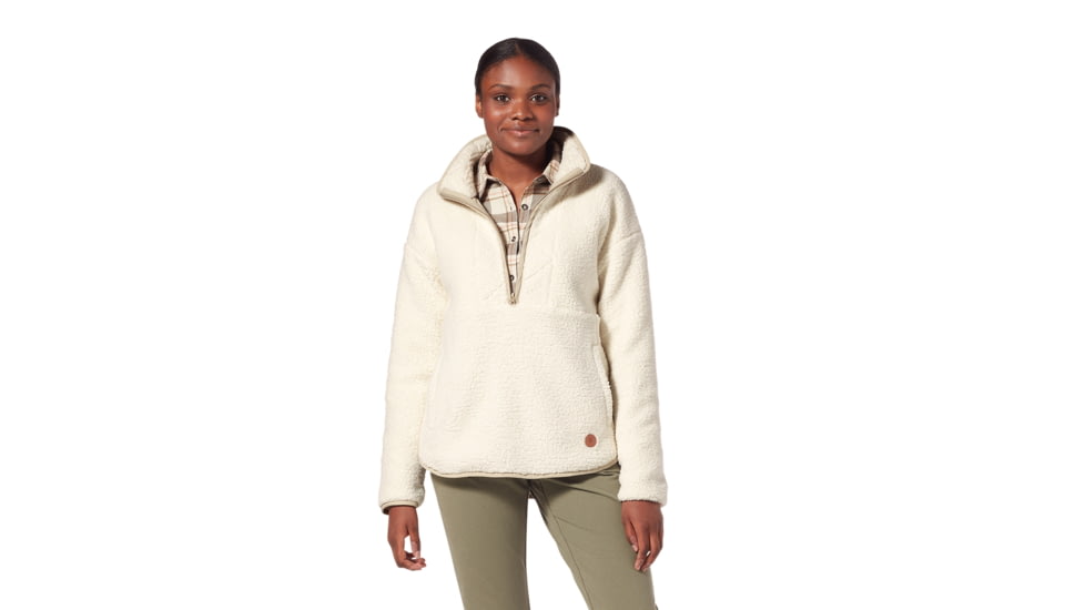 Royal Robbins Urbanesque Sherpa 1/2 Zip Shirt - Womens, Extra Small, Creme, Y312025-022-XS