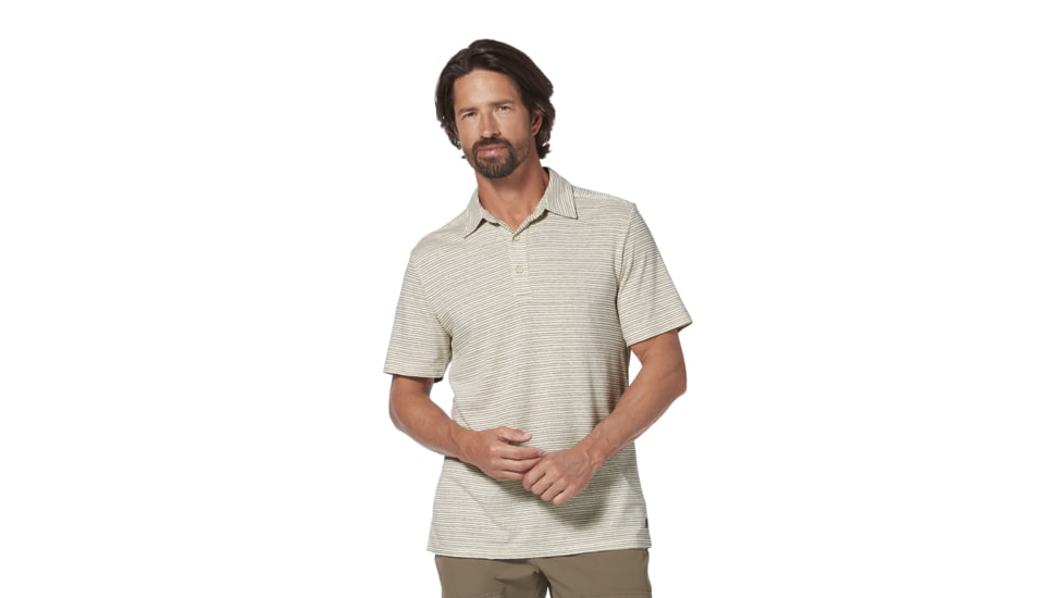 Royal Robbins Vacationer Polo - Mens, Ivory Stripe 2022, L, Y711030-101-L