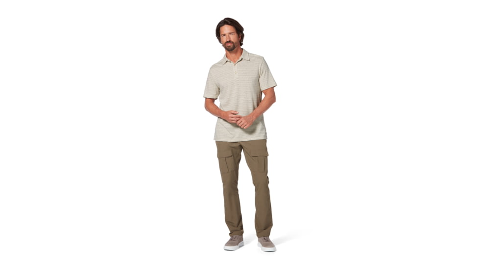 Royal Robbins Vacationer Polo - Mens, Ivory Stripe, S, Y711030-Ivory Stripe-S