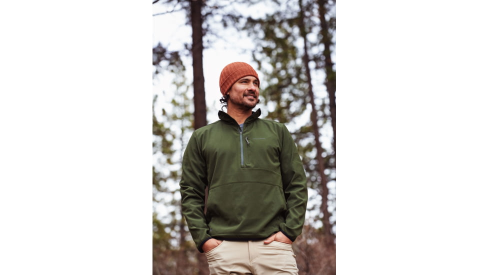 Royal Robbins Venturelayer Fleece 1/4 Zip Pullover - Men's, Large, Cypress, Y412025-190-L