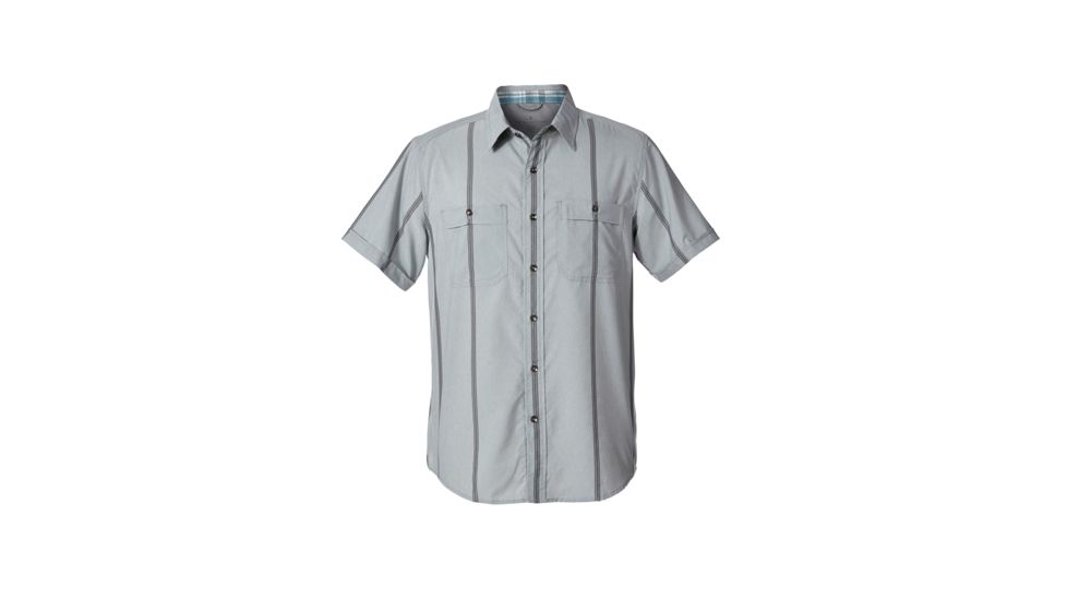 Royal Robbins Vista Dry Men's Short Sleeve Shirt, Lt Pelican, S 41159-LT PELICAN-S