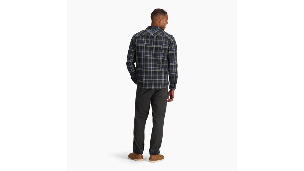 Royal Robbins Westlands Plaid Long Sleeve - Mens, Deep Blue Dobson Pld, Extra Large, Y722034478XL