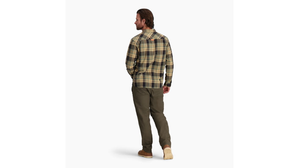 Royal Robbins Westlands Plaid Long Sleeve - Mens, Jet Black Dobson Pld, Medium, Y722034003M