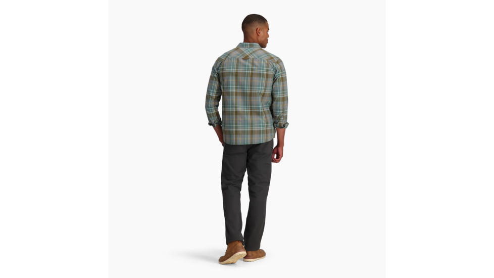Royal Robbins Westlands Plaid Long Sleeve - Mens, River Rock Dobson Pld, Medium, Y722034020M