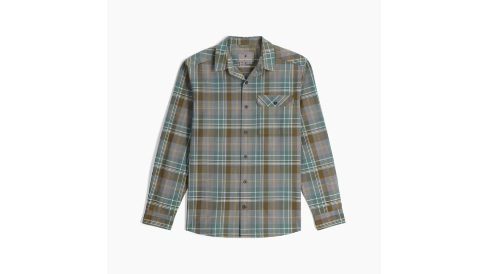 Royal Robbins Westlands Plaid Long Sleeve - Mens, River Rock Dobson Pld, Medium, Y722034020M