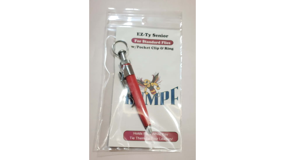 Rumpf EZ-Tye Senior Red w/Pocket Clip &amp; Ring, EZSR