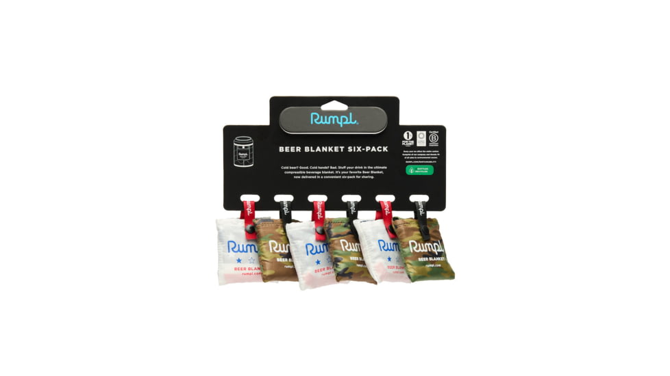 Rumpl 6 Pack Beer Blanket Kit, Usa/Camo, TSBB-US1-6