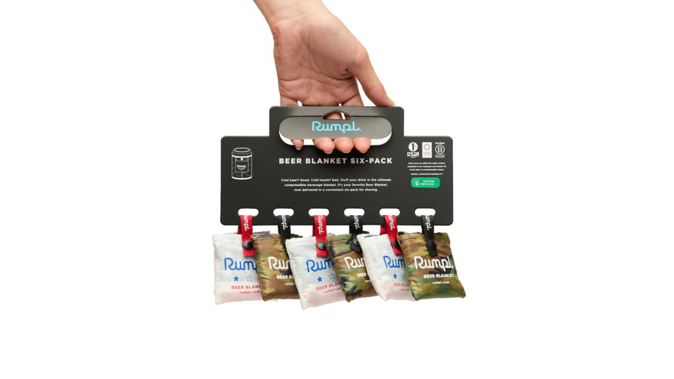 Rumpl 6 Pack Beer Blanket Kit, Usa/Camo, TSBB-US1-6