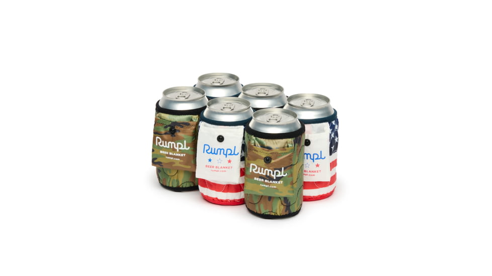 Rumpl 6 Pack Beer Blanket Kit, Usa/Camo, TSBB-US1-6