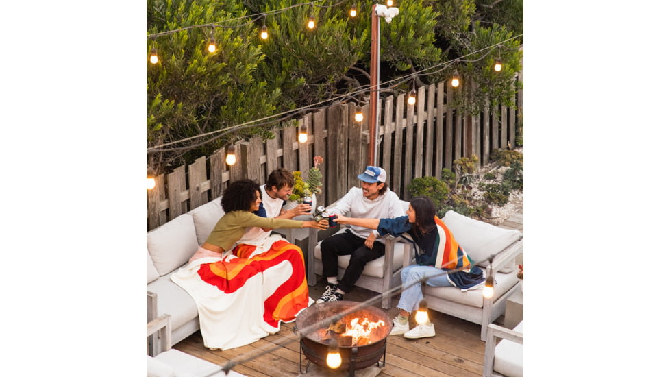 Rumpl CozyHemp Blanket, Warm Wave, Throw, CHBP-WV1-T