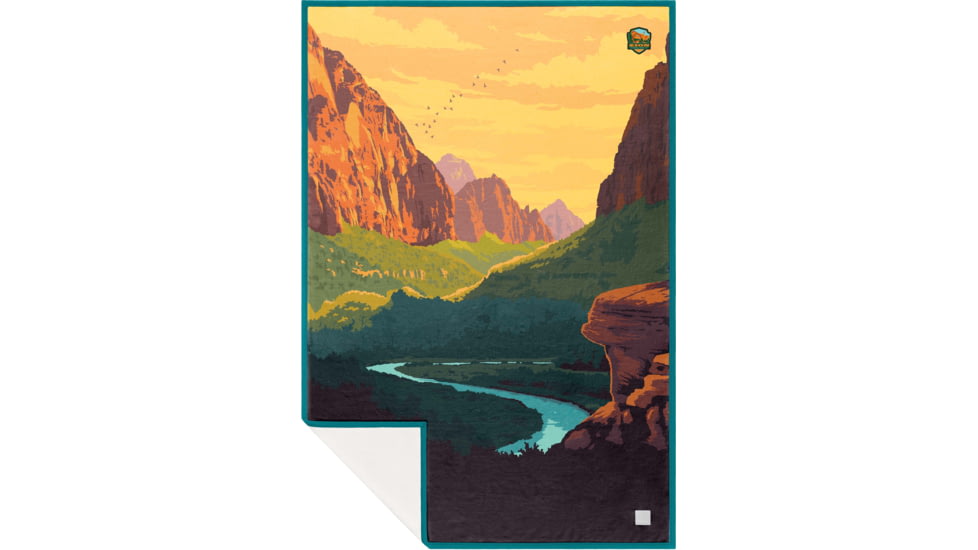 Rumpl CozyHemp Blanket, Zion National Park, CHBP-ZON-T