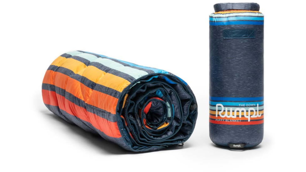 Rumpl Down Puffy Blanket, Coast Retro Rays, 1 Person, TPPD-CRR-1