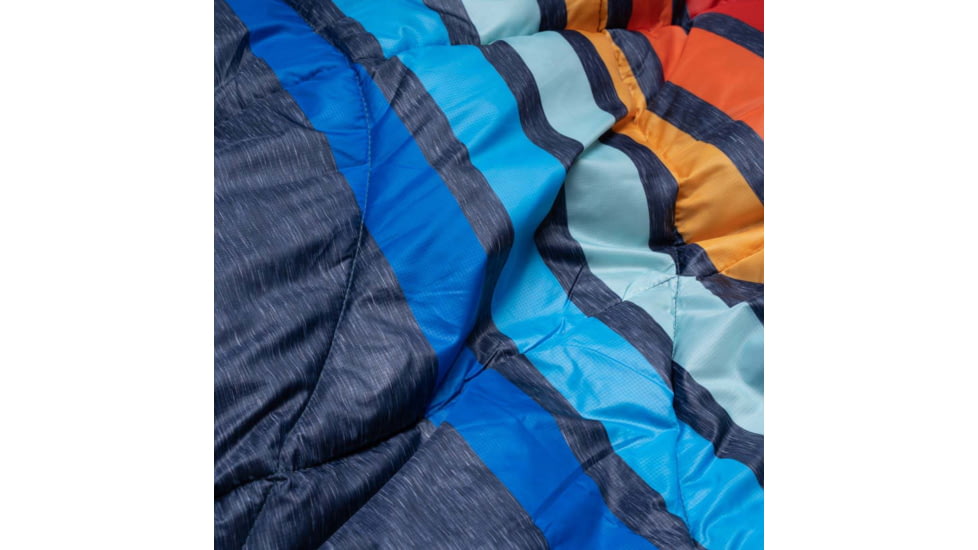 Rumpl Down Puffy Blanket, Coast Retro Rays, 1 Person, TPPD-CRR-1