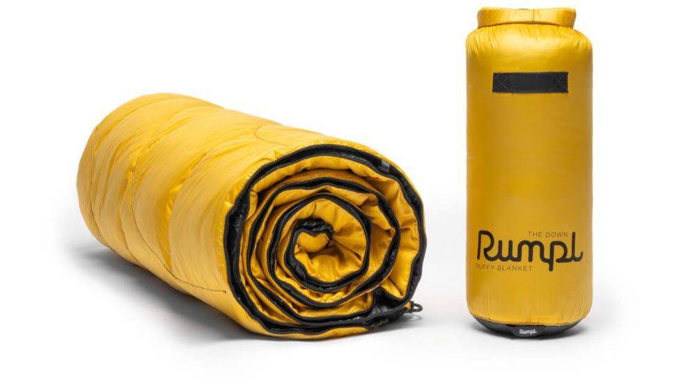 Rumpl Down Puffy Blanket, Summit Yellow, 1 Person, TOPD-SY1-1