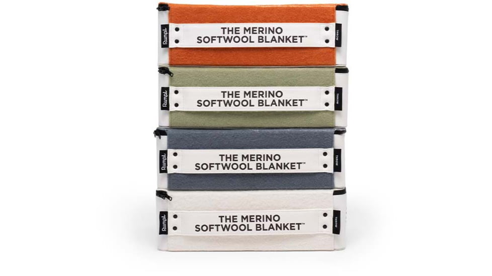 Rumpl Merino SoftWool Blanket, Ash Triangles, Queen, MSWP-AS1-Q