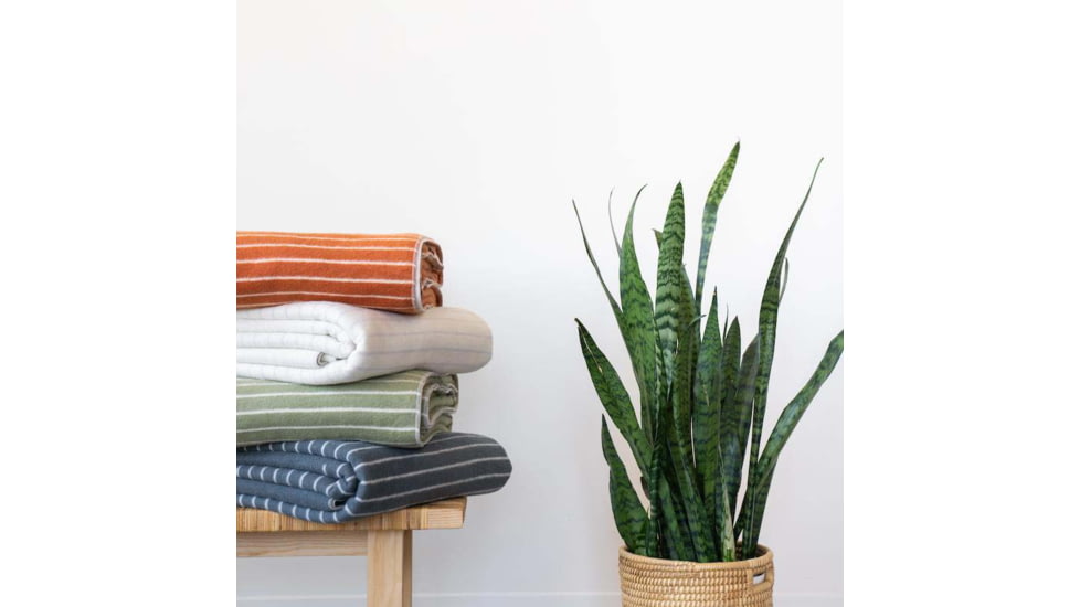 Rumpl Merino SoftWool Blanket, Ash Triangles, Queen, MSWP-AS1-Q