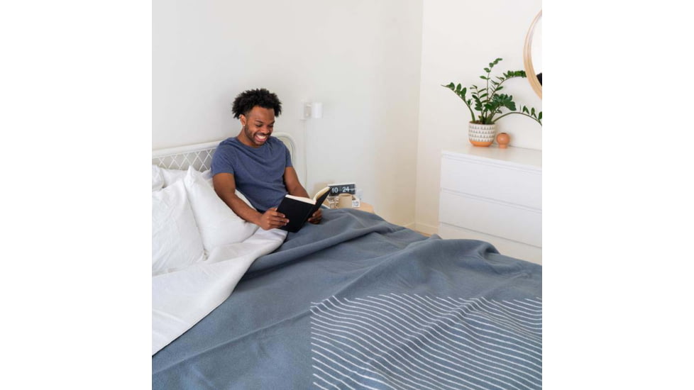 Rumpl Merino SoftWool Blanket, Pacific Triangles, Queen, MSWP-PA1-Q