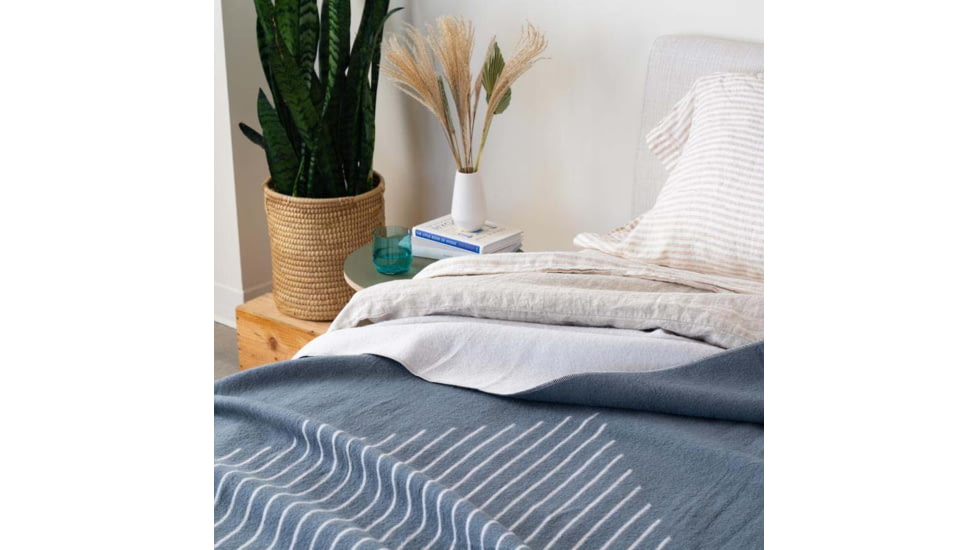 Rumpl Merino SoftWool Blanket, Pacific Triangles, Queen, MSWP-PA1-Q