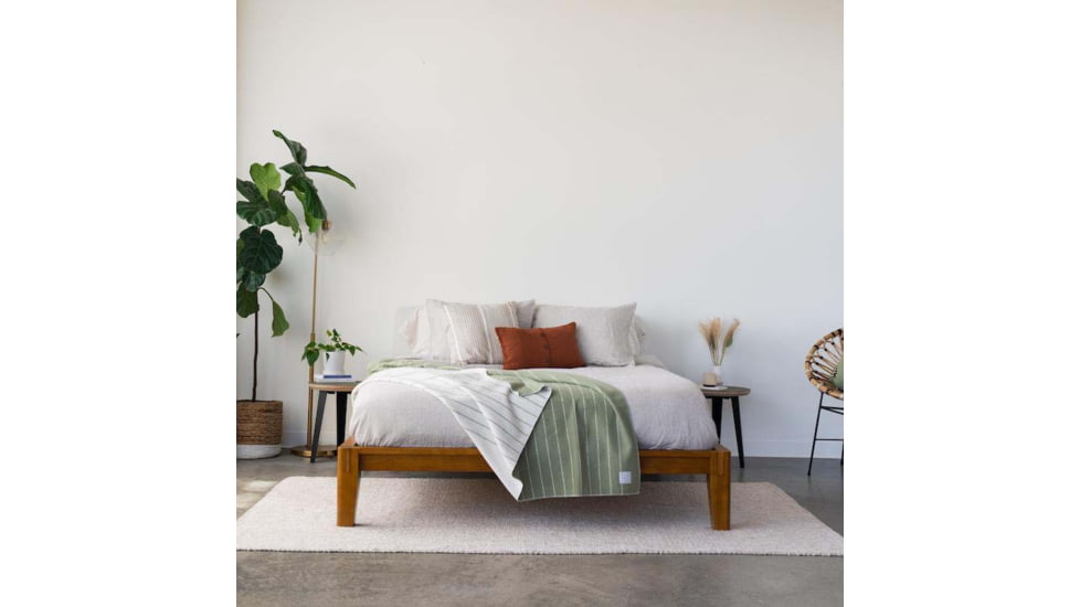 Rumpl Merino SoftWool Blanket, Sage Arches, Throw, MSWP-SG2-T