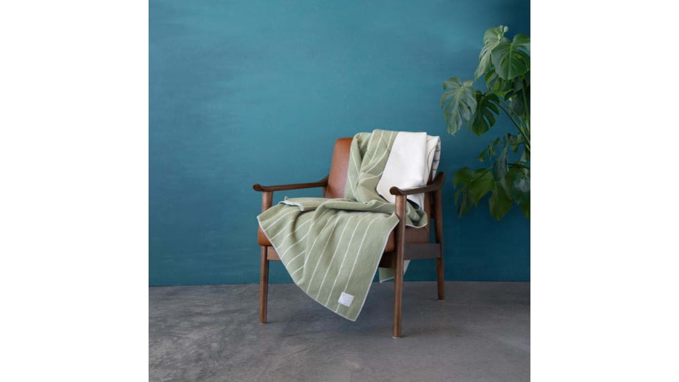 Rumpl Merino SoftWool Blanket, Sage Arches, Throw, MSWP-SG2-T