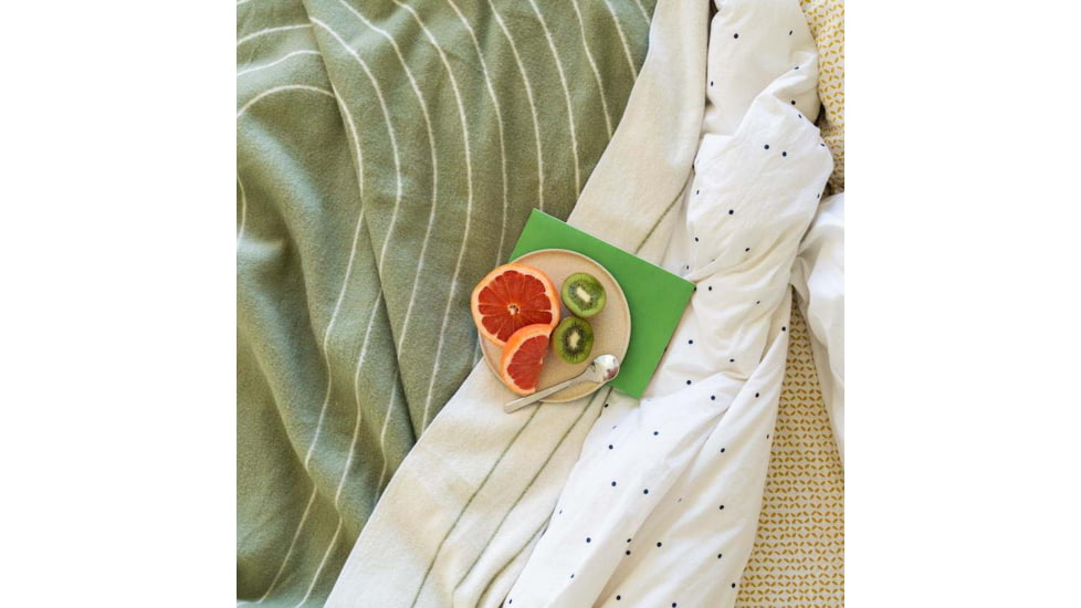 Rumpl Merino SoftWool Blanket, Sage Arches, Throw, MSWP-SG2-T