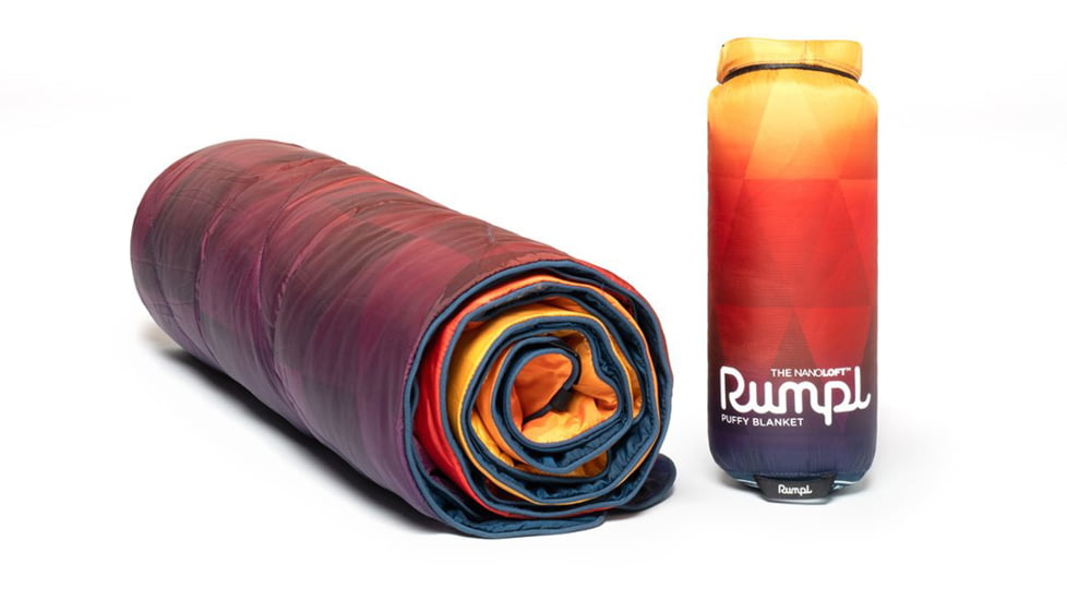 Rumpl Nanoloft Blanket, Printed, Pyro Tri-Fade, Travel, TNLB-PTF-X