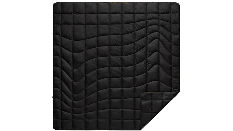 Rumpl Nanoloft Blanket, Solid, Black, 2-Person, TTPB-SB4-2