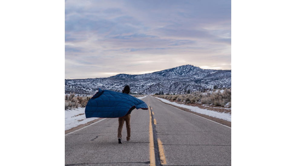 Rumpl Nanoloft Blanket, Solid, Deepwater, 1-Person, TTPB-SB1-1