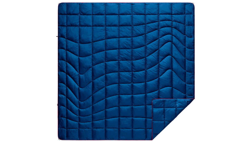 Rumpl Nanoloft Blanket, Solid, Deepwater, 2-Person, TTPB-SB1-2