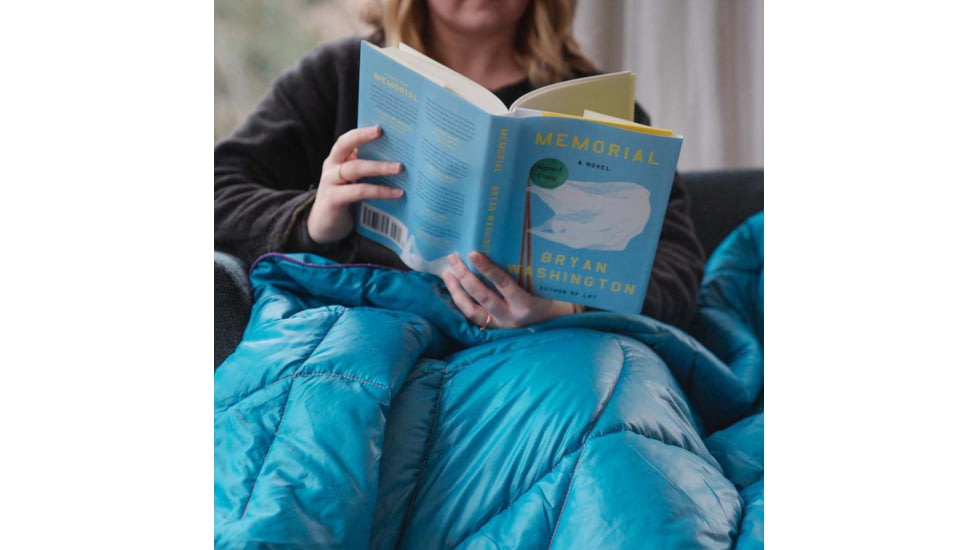 Rumpl Nanoloft Blanket - Solid, Harbor Blue, 1 Person, TTPB-HB1-1