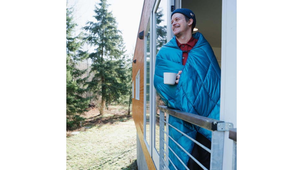 Rumpl Nanoloft Blanket - Solid, Harbor Blue, 1 Person, TTPB-HB1-1