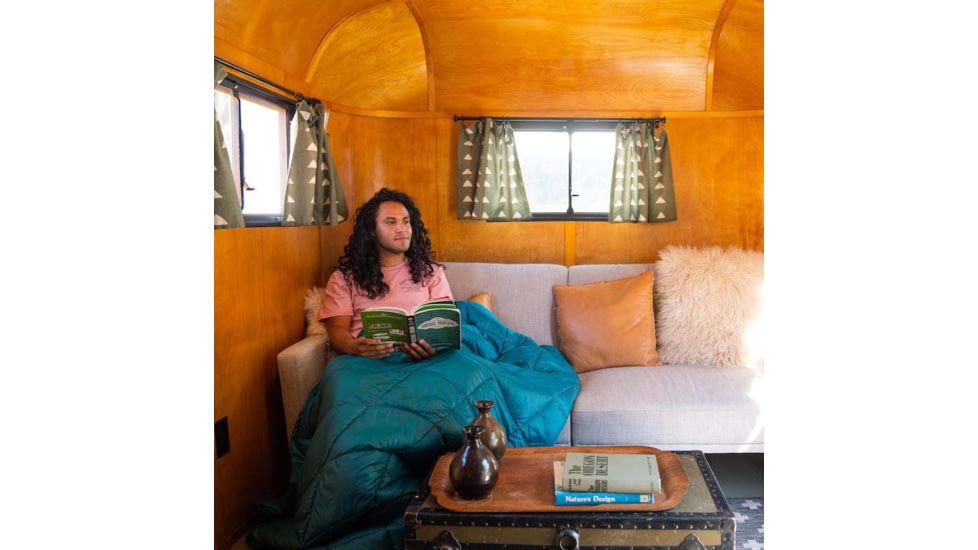 Rumpl Nanoloft Blanket - Solid, Harbor Blue, 1 Person, TTPB-HB1-1