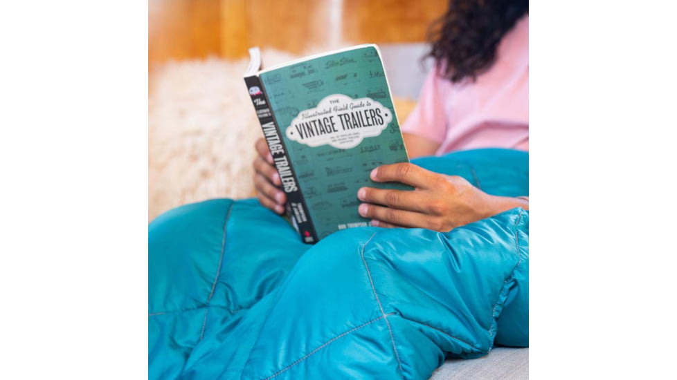 Rumpl Nanoloft Blanket - Solid, Harbor Blue, 1 Person, TTPB-HB1-1