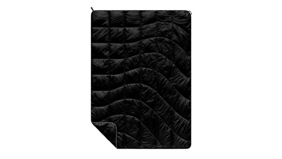 Rumpl Nanoloft Travel Blanket, Black, Travel, TTPB-SB2-X