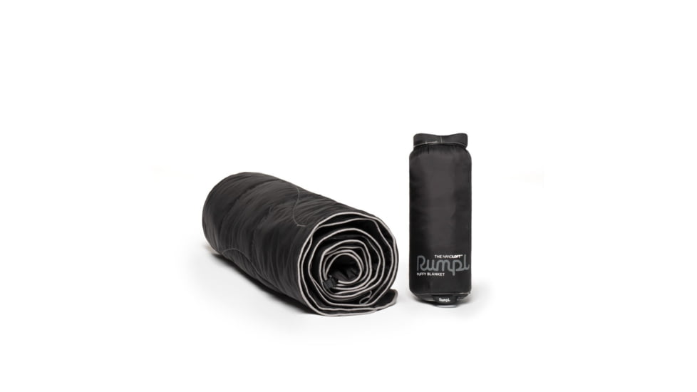 Rumpl Nanoloft Travel Blanket, Black, Travel, TTPB-SB2-X