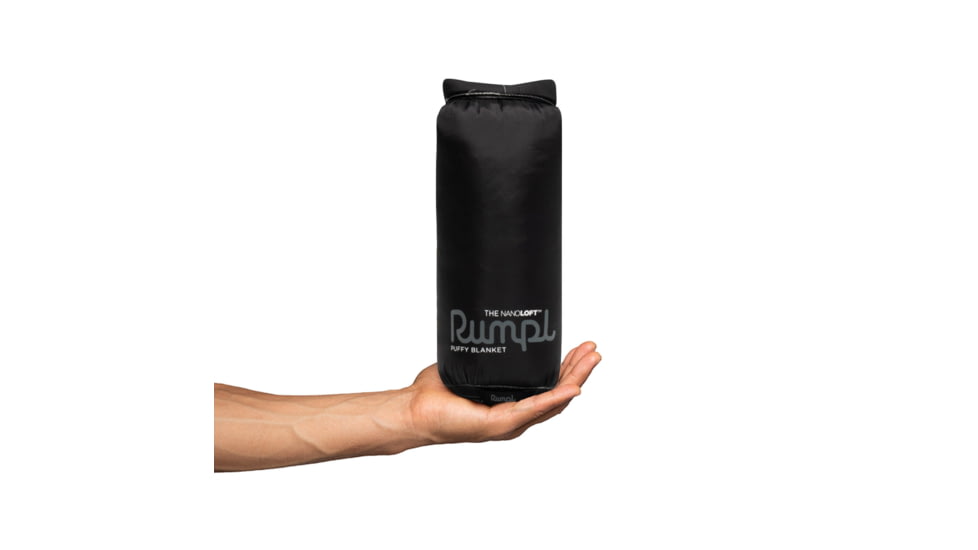 Rumpl Nanoloft Travel Blanket, Black, Travel, TTPB-SB2-X