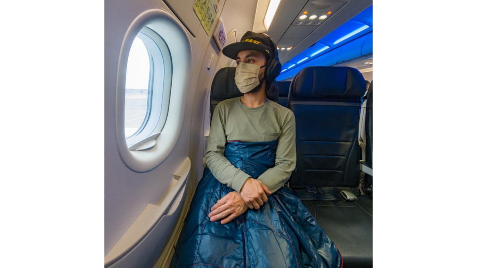 Rumpl Nanoloft Travel Blanket, Deepwater, Travel, TTPB-SB1-X