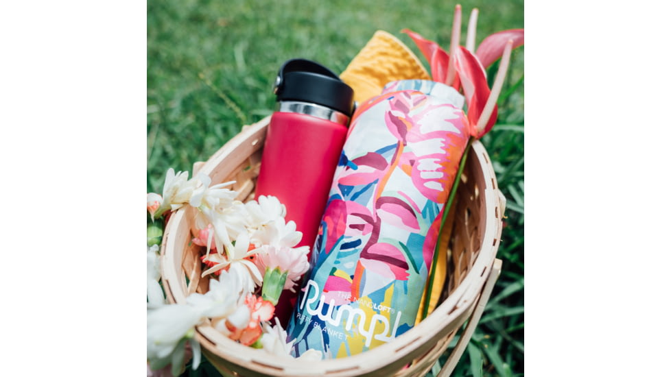 Rumpl Nanoloft Travel Blanket, Hibiscus Rosa, Travel, TNLB-HR1-X