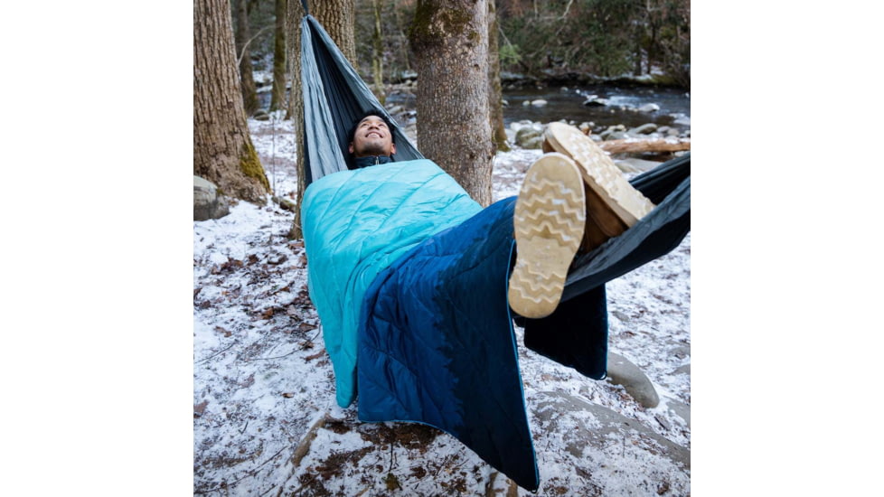 Rumpl Original Puffy Blanket, Blue Ridge Fade, 1 Person, TPPB-BRF-1