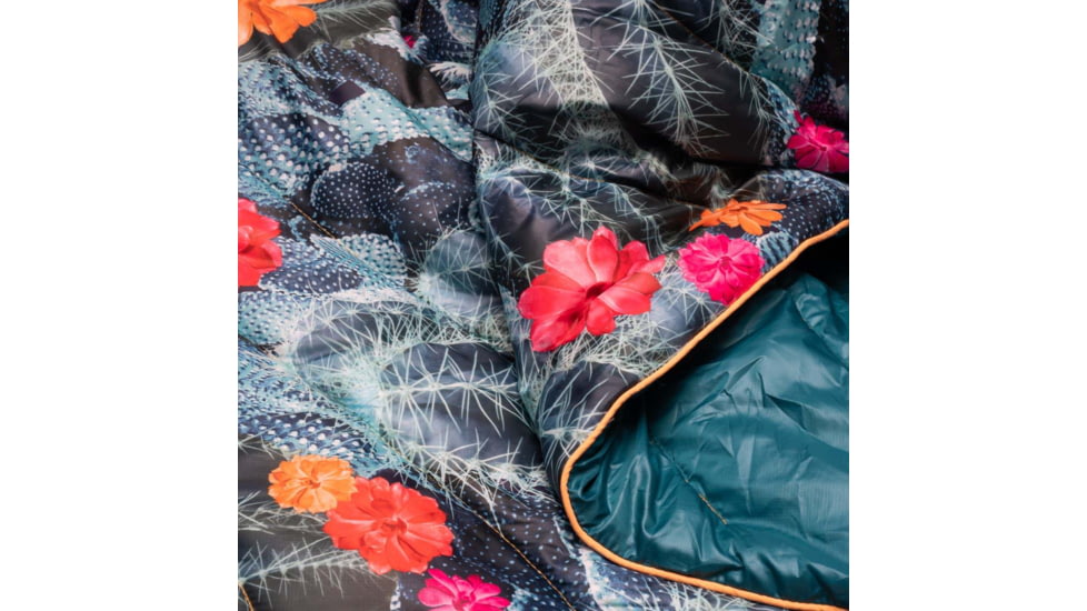 Rumpl Original Puffy Blanket, Cactus Bloom, 1 Person, TPPB-CB1-1