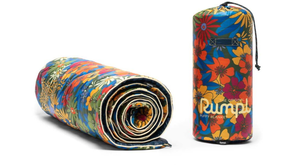 Rumpl Original Puffy Blanket, Flower Crown, 1 Person, TPPB-FC1-1