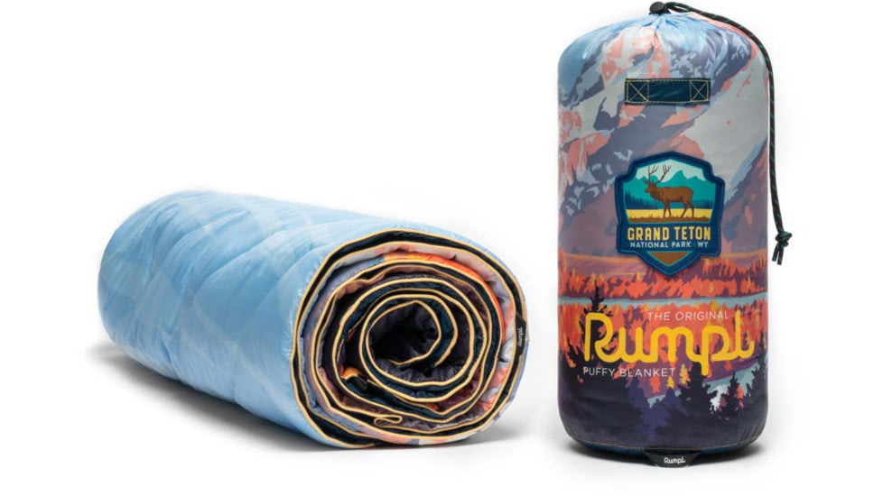 Rumpl Original Puffy Blanket, Grand Teton National Park, 1 Person, TPPB-TET-1