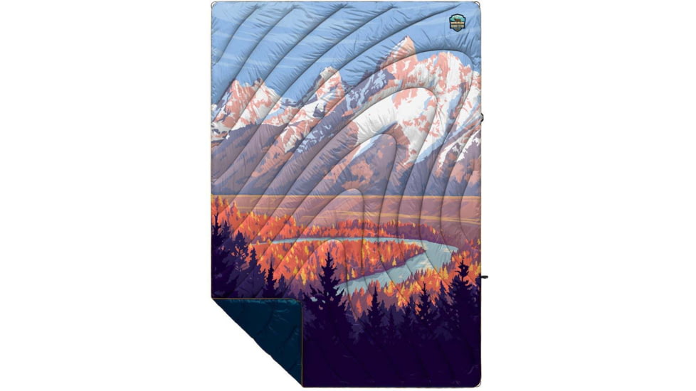 Rumpl Original Puffy Blanket, Grand Teton National Park, 1 Person, TPPB-TET-1