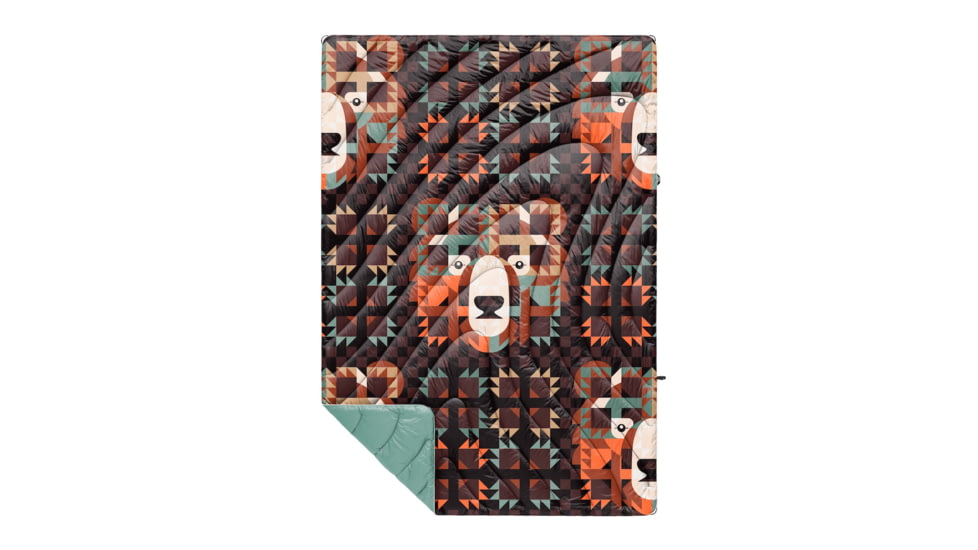 Rumpl Original Puffy Blanket, Grizzly Slumber, 1 Person, TPPB-CQ3-1