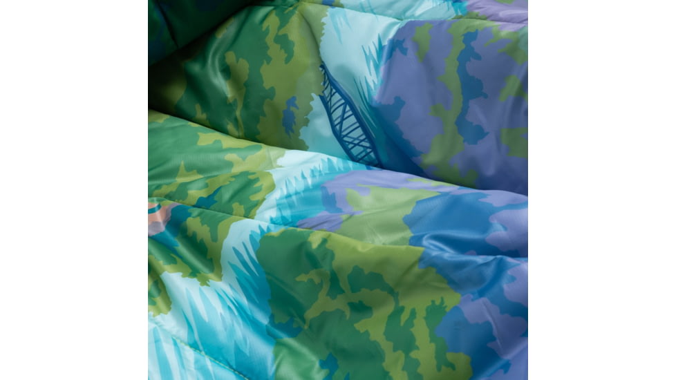 Rumpl Original Puffy Blanket, New River George, 1 Person, TPPB-NRG-1