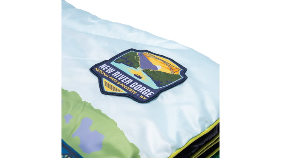 Rumpl Original Puffy Blanket, New River George, 1 Person, TPPB-NRG-1