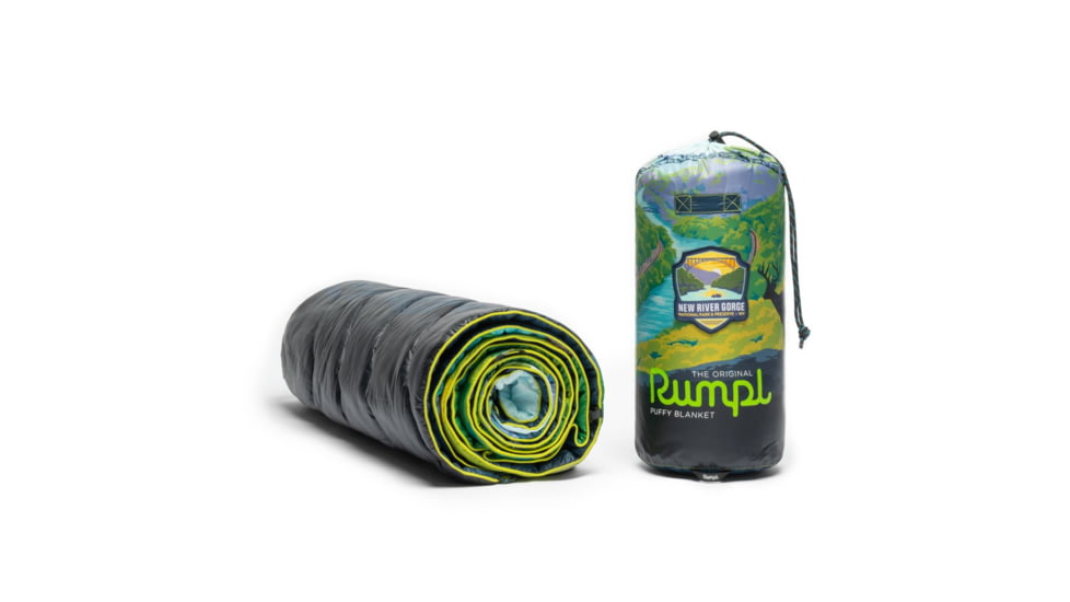 Rumpl Original Puffy Blanket, New River George, 1 Person, TPPB-NRG-1