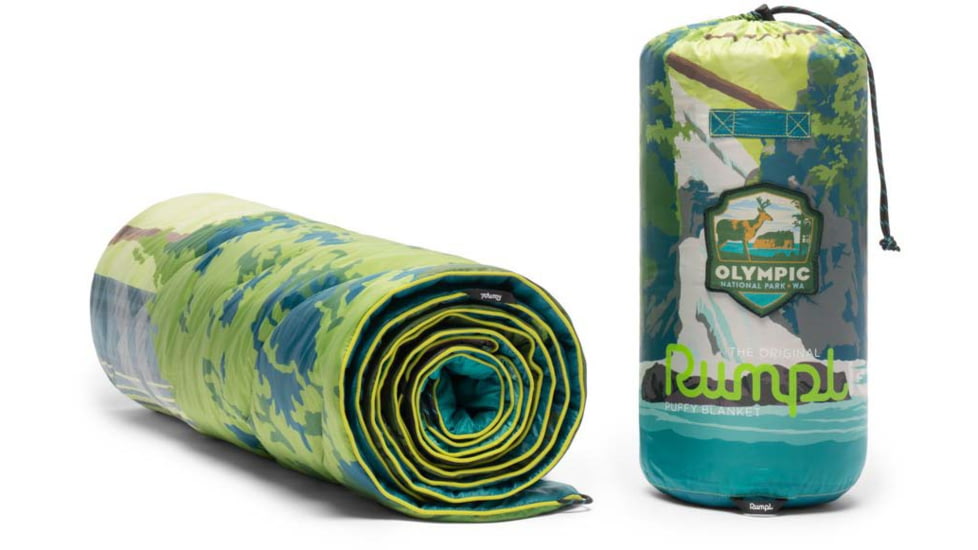 Rumpl Original Puffy Blanket, Olympic National Park, 1 Person, TPPB-OLY-1