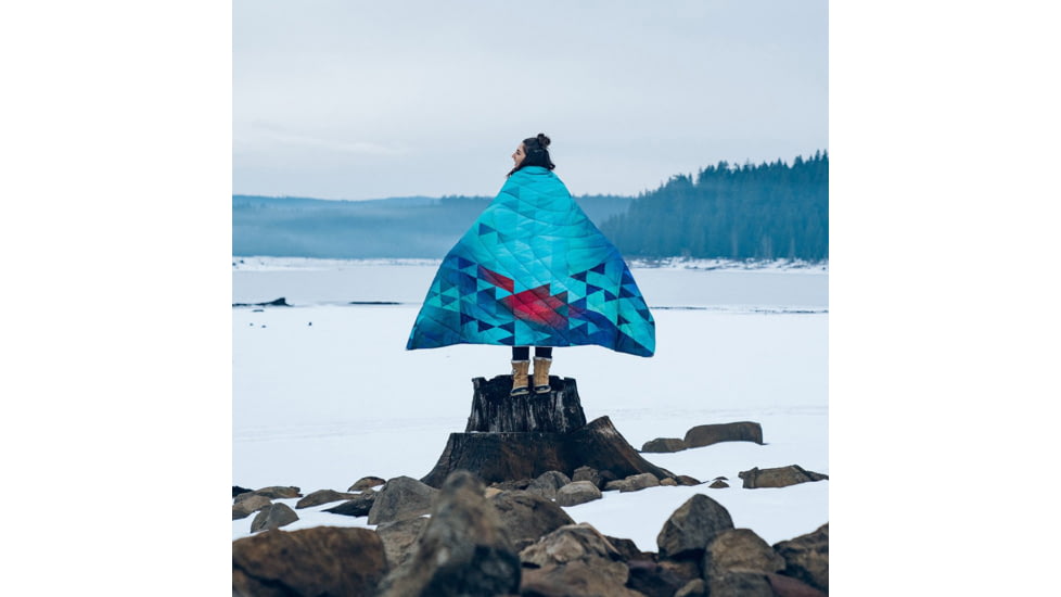 Rumpl Original Puffy Blanket, Printed, Anodized Fade, 1-Person, TPPB-AZF-1