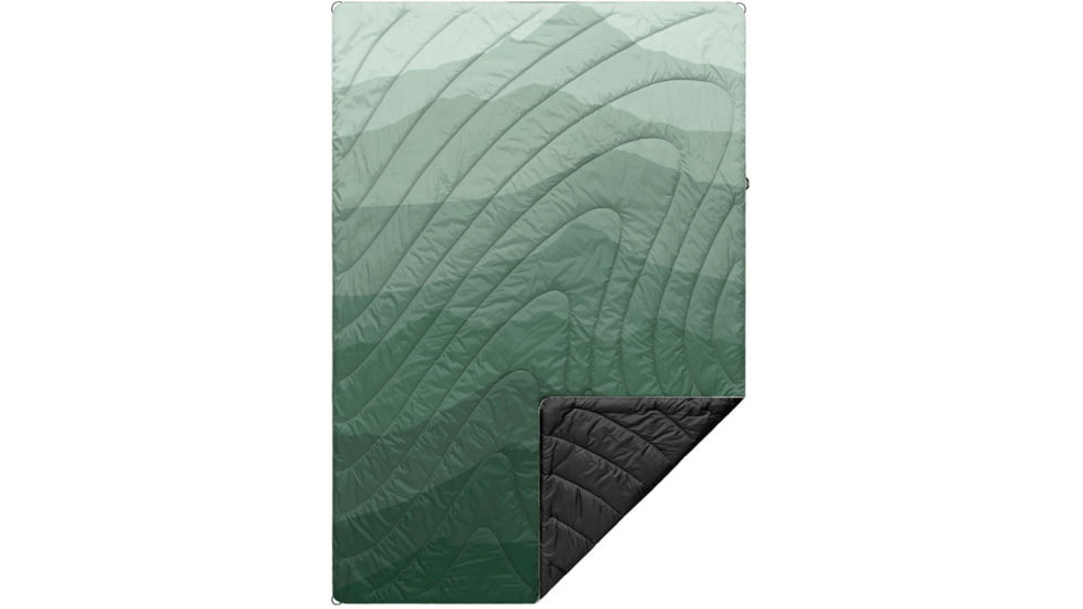 Rumpl Original Puffy Blanket, Printed, Cascade Fade/Green, 1-Person, TPPB-PB4-1